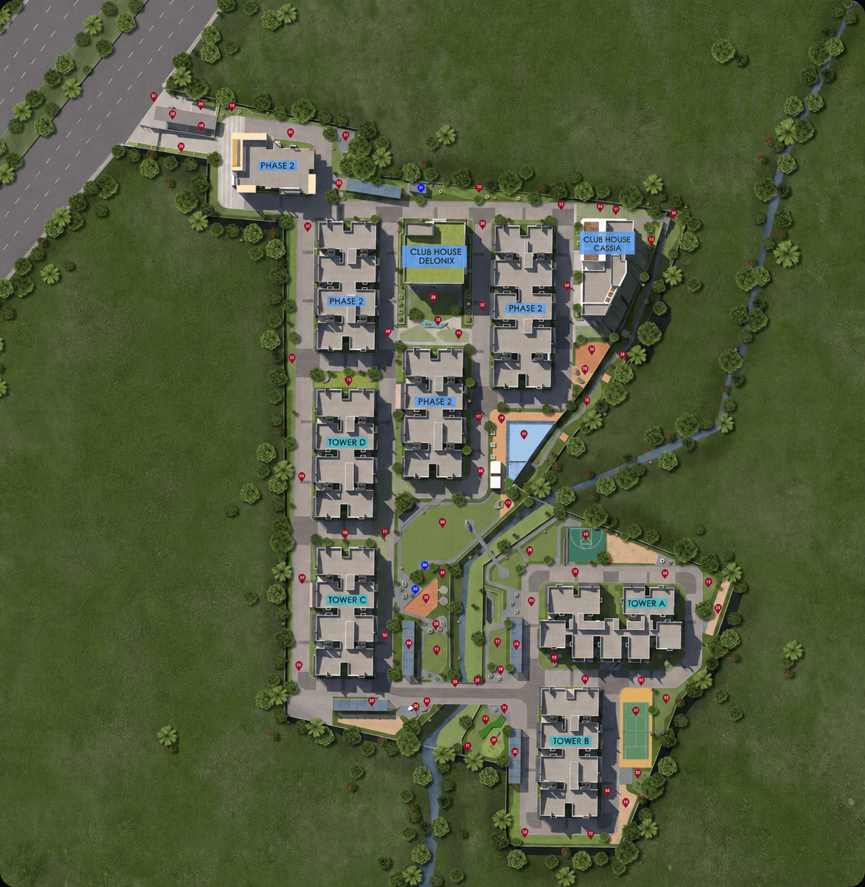 Gardens by the Brook complete master plan